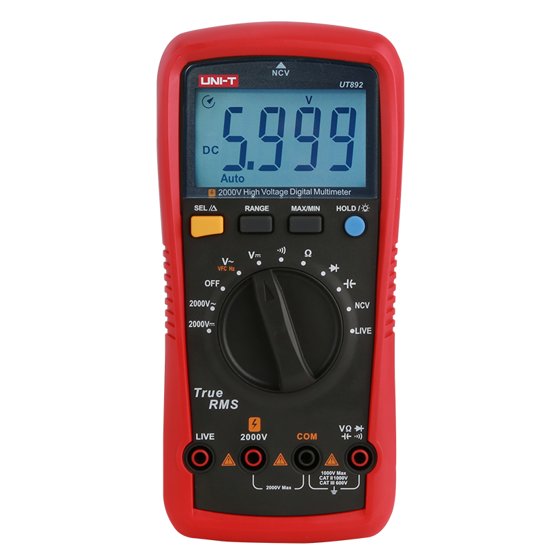 UT892 2000V真有效值數(shù)字萬用表產(chǎn)品概述